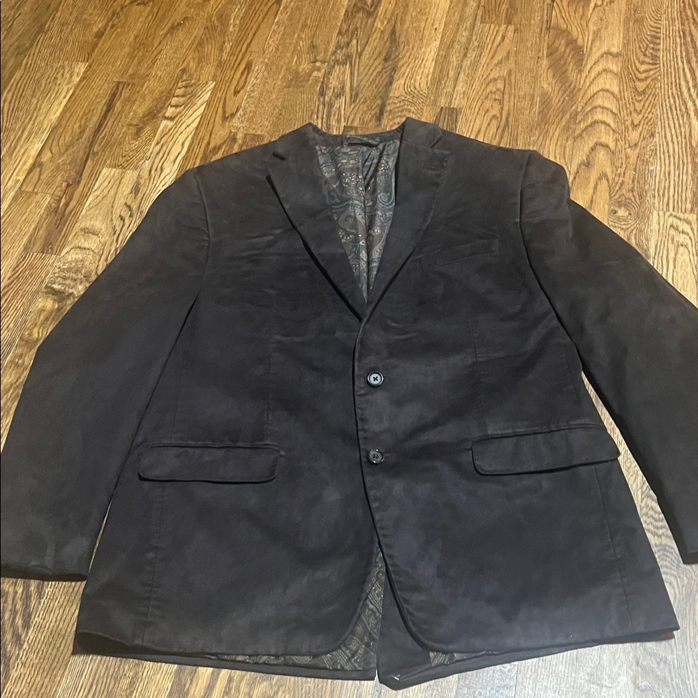 Ralph Lauren Brown Faux Suede Blazer – Size 44R